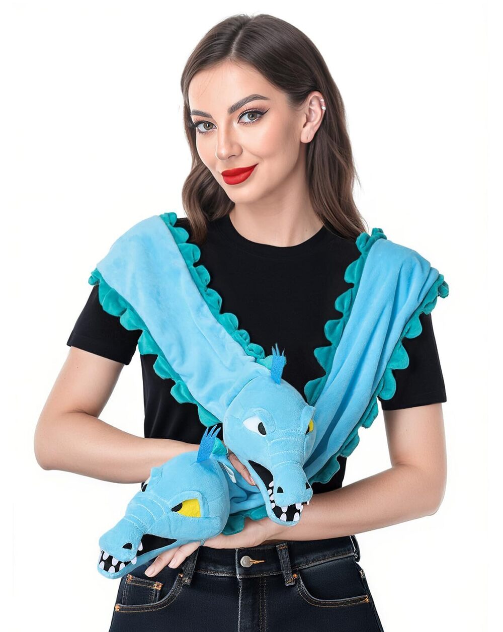 8645 Halloween Eel Scarf Costume Accessories Witch 73 inch Long Eel Scarf